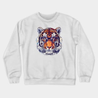 TigerVision Elegance: Timeless Meets Bold Crewneck Sweatshirt